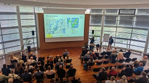 Ergebnis-Vorstellung im Rahmen einer Präsentation.&nbsp;&copy;&nbsp;Landkreis Osterholz