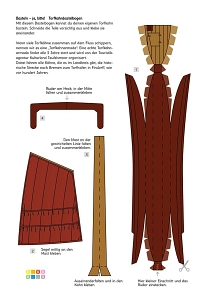 Bastelbogen Torfkahn Torfkahnbastelbogen © Landkreis Osterholz