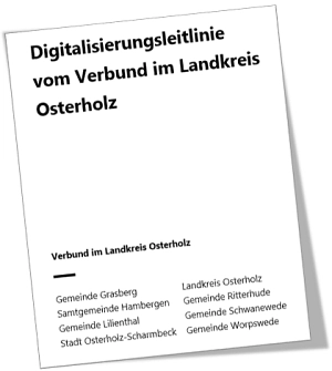 Deckblatt der Digitalisierungsleitlinie&nbsp;&copy;&nbsp;Landkreis Osterholz