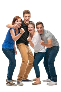 Fotolia junge Menschen Erfolg&nbsp;&copy;&nbsp;Fotolia.com