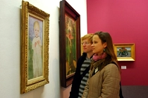 Kunst-Betrachter im Haus im Schluh, Worpswede