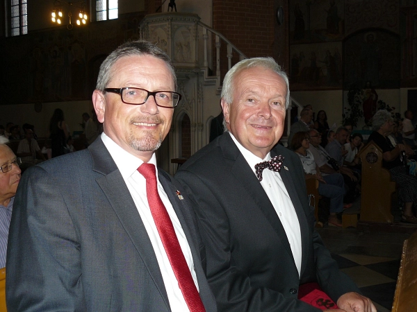 Landräte Godzik und Lütjen beim Konzert in Kwidzyn