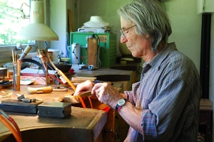 Offenes Atelier Worpswede - Goldschmied bei der Arbeit