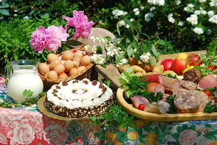Picknick mit lokalen Spezialitäten